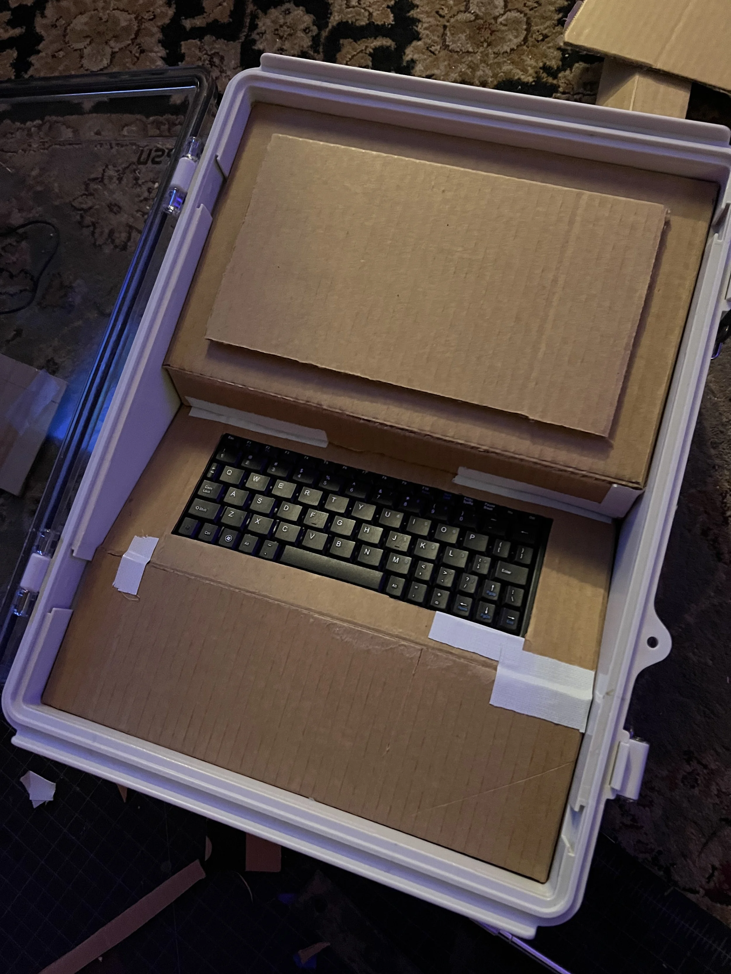 Prototype terminal at the Winter Lights Festival.