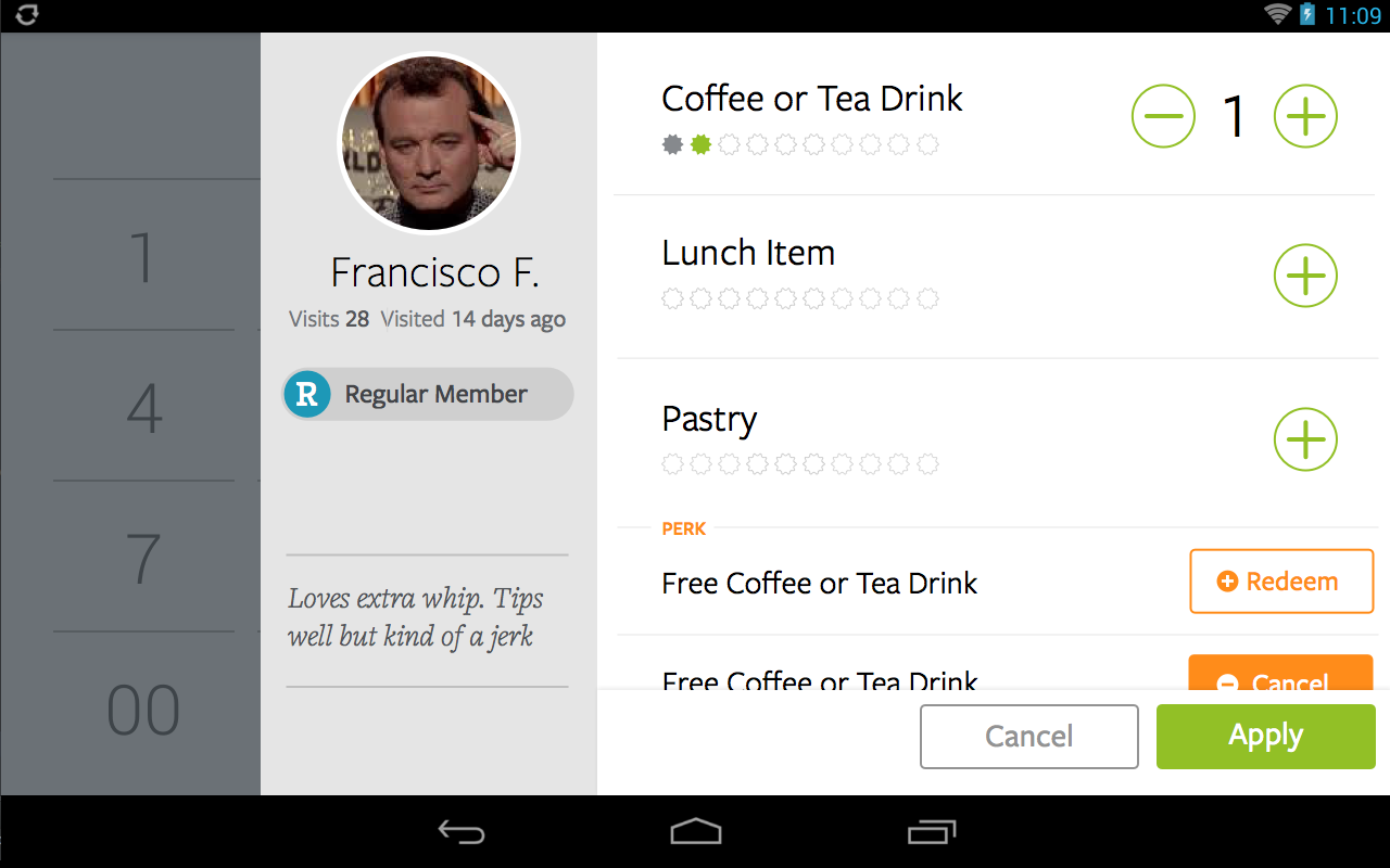 Mobile UI, step two.