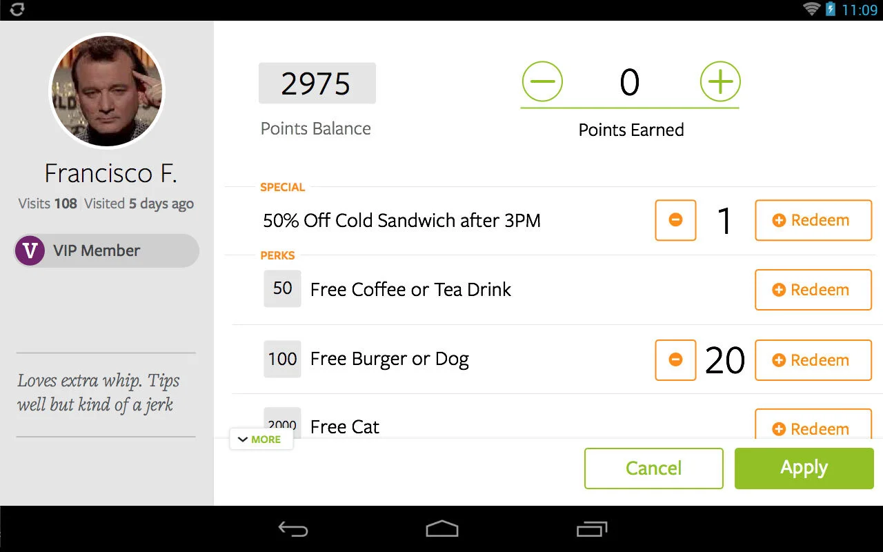 Mobile UI, step three.